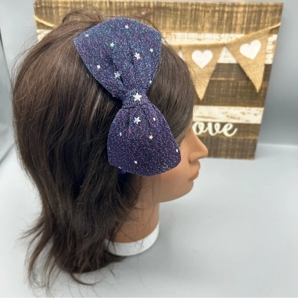 ✨NWOT purple sparkle star ⭐️ headband